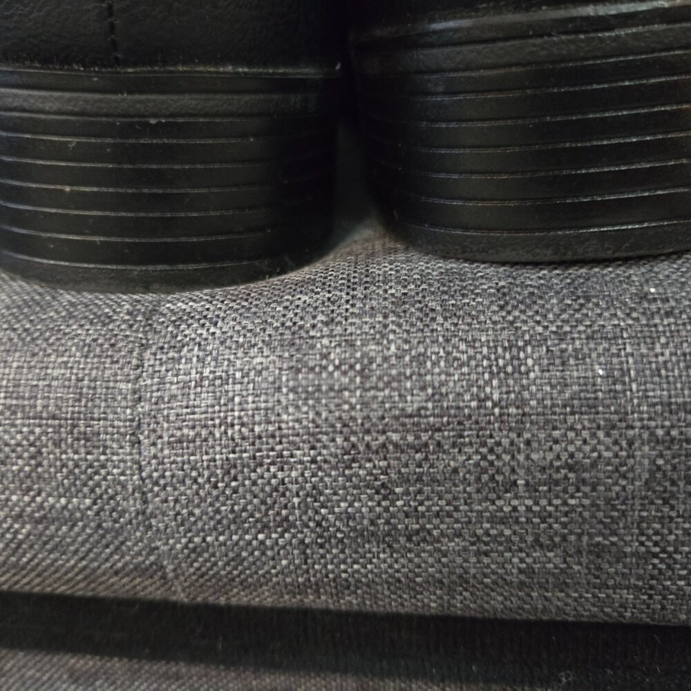 Chanel like Never Worn Riding Boot  Over the Knee Black Boots Size 10 - Picture 6 of 9